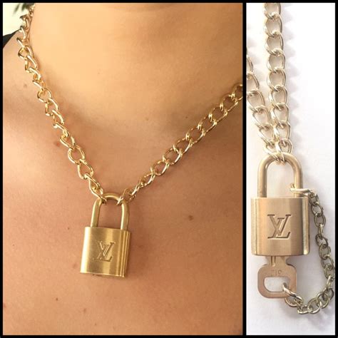 louis vuitton lock necklace cheap|Louis Vuitton lockit necklace.